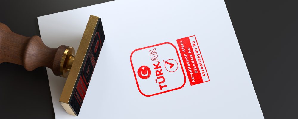TURKAK accreditation mark - UNIKA test laboratory accredited to ISO/IEC 17025