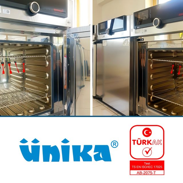 ÜNİKA logosu ve TÜRKAK Akreditasyon Markası AB-2075-T